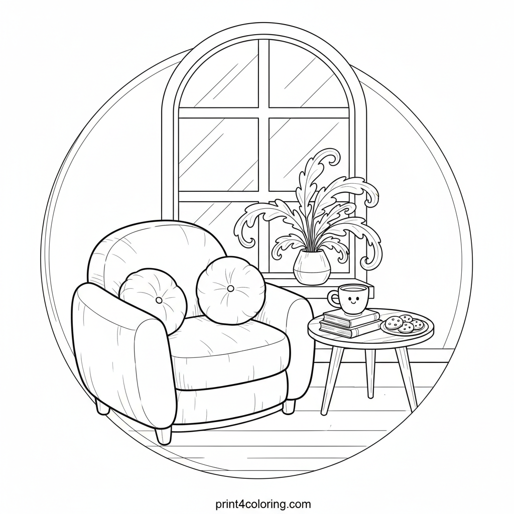 Cozy Cafe Window Retreat