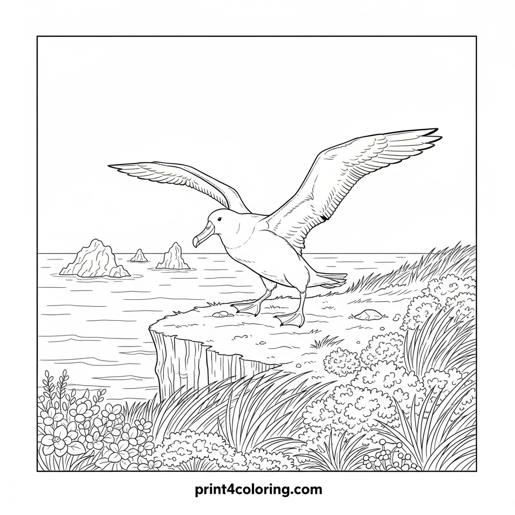 Grand Albatross Cliff Landing