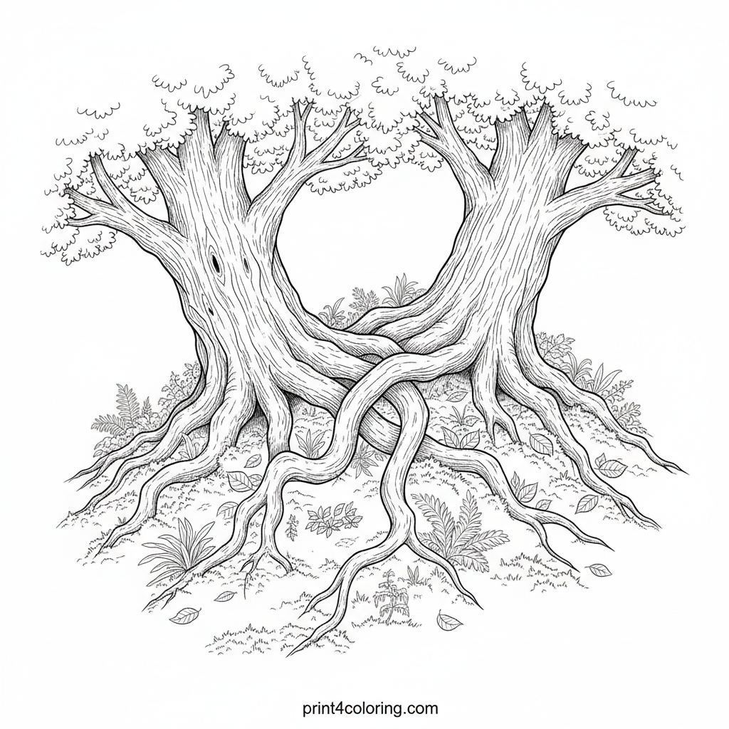 Ancient Roots' Grand Embrace