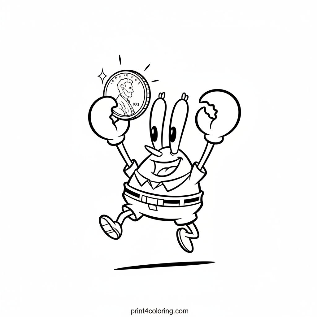 Baby Krabs' First Treasure: The Shiny Penny!