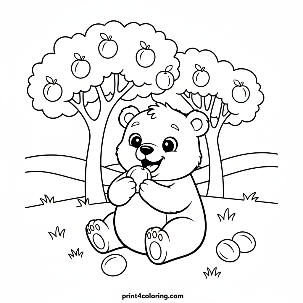 Little Bear's Sweet Plum Picnic