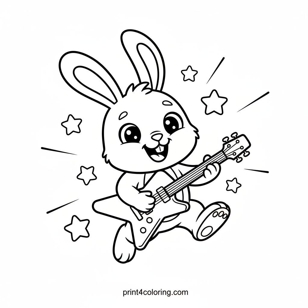 Rockstar Bunny's Epic Leap