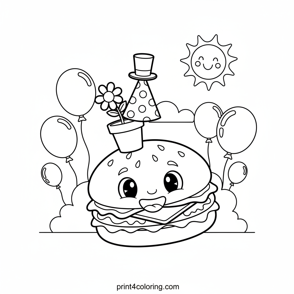 Burger's Wobbly Hat Parade