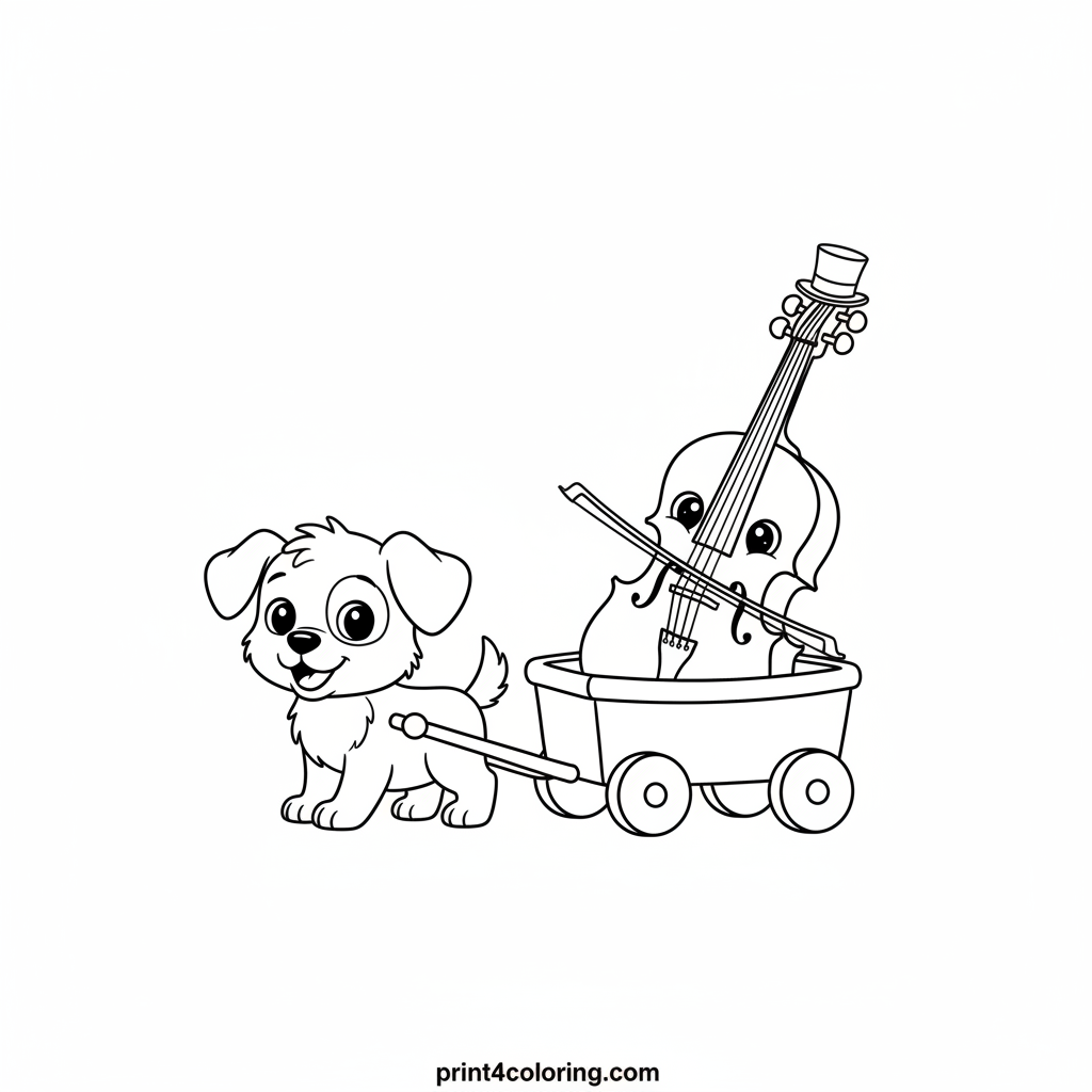 Cello's Wobbly Wagon Ride