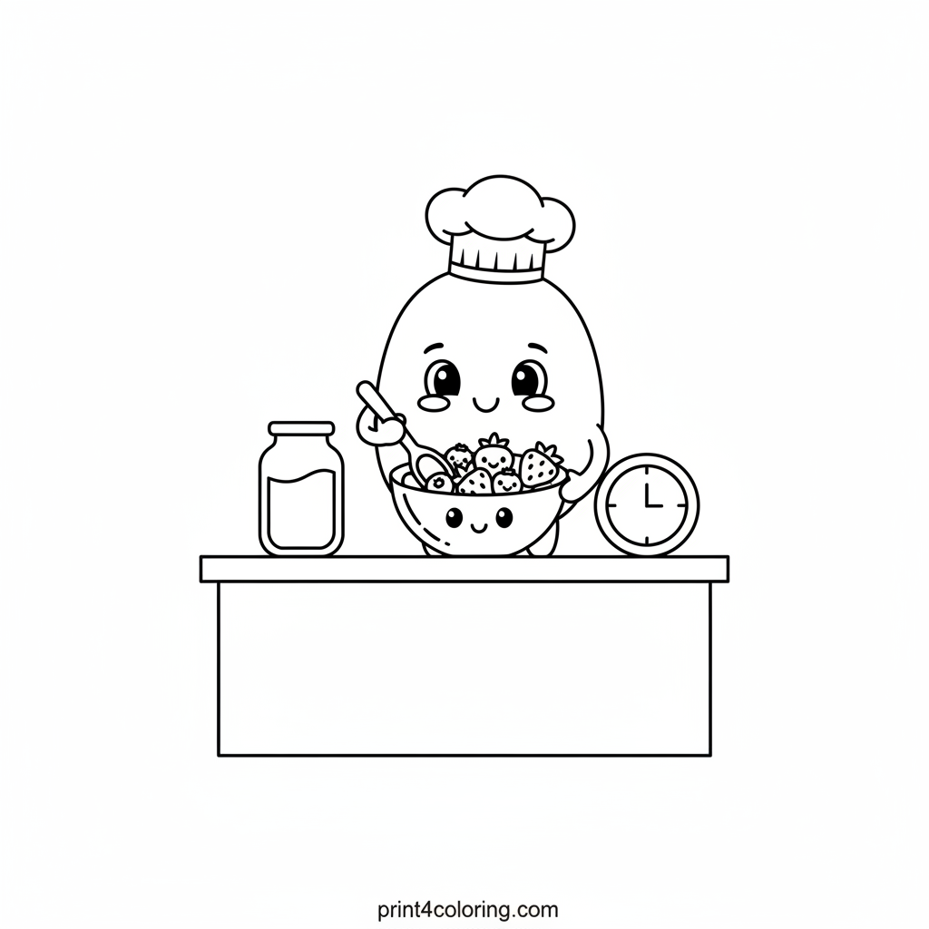 Chef Kiwi's Fruit Salad Fun