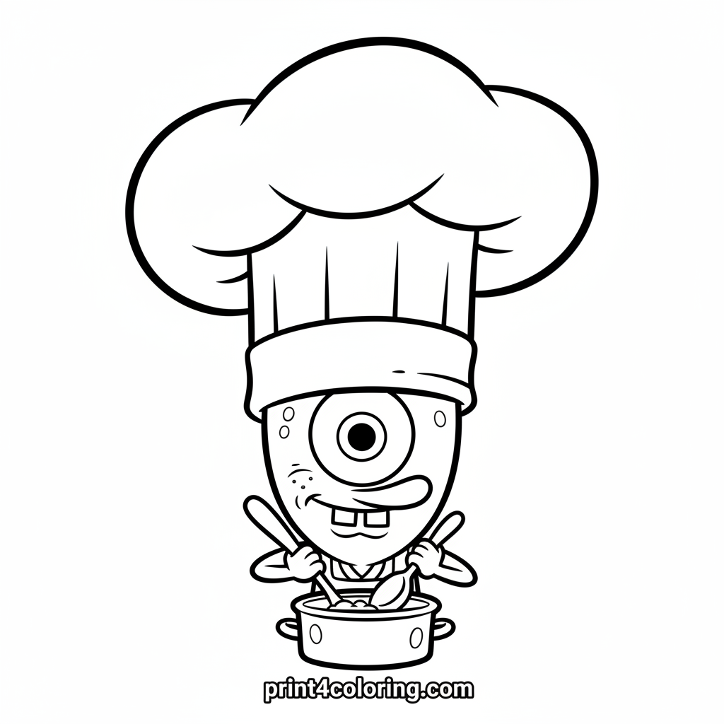 Chef Plankton's Gigantic Hat Shenanigans