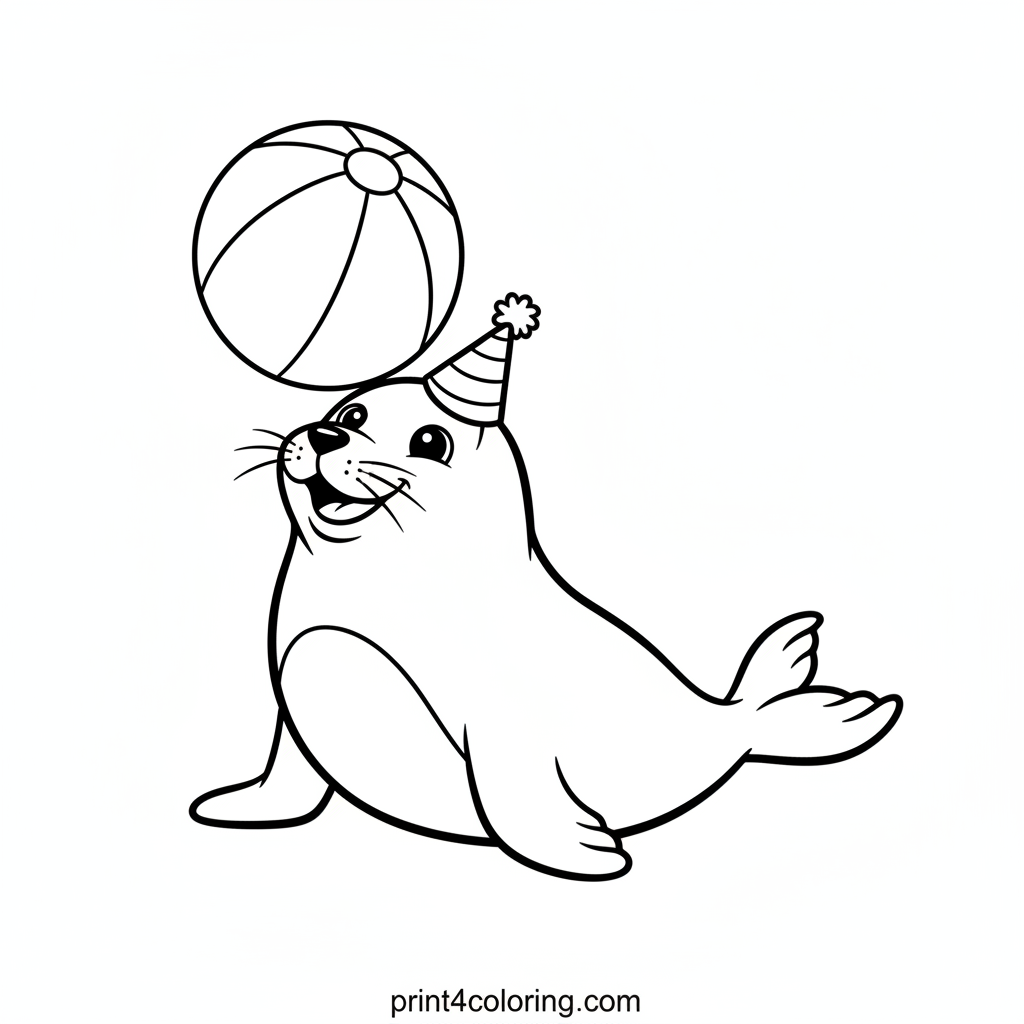 Sunny the Seal's Amazing Balancing Act