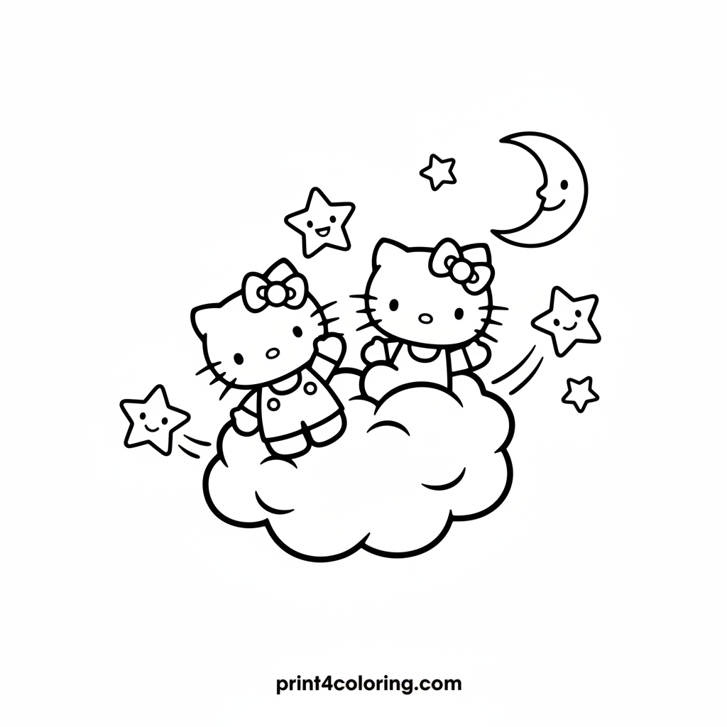 Cloud Kingdom Adventure: Hello Kitty and Mimmy's Dreamy Flight