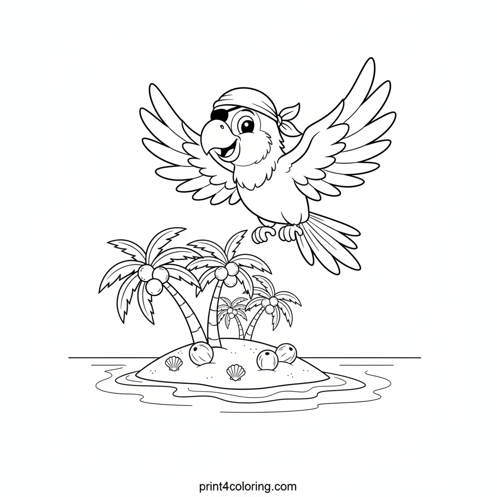 Pirate Parrot's Coconut Island Quest