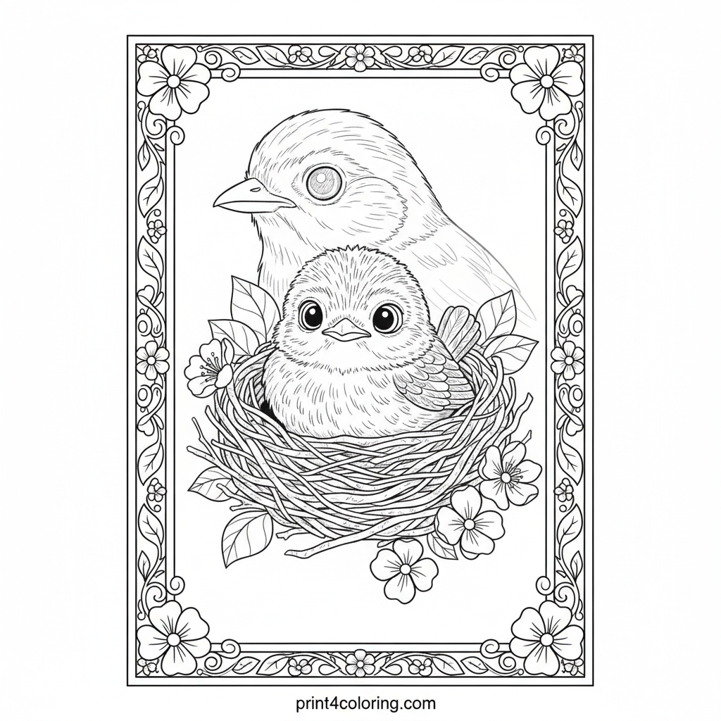 Sweet Robin's Cozy Nest