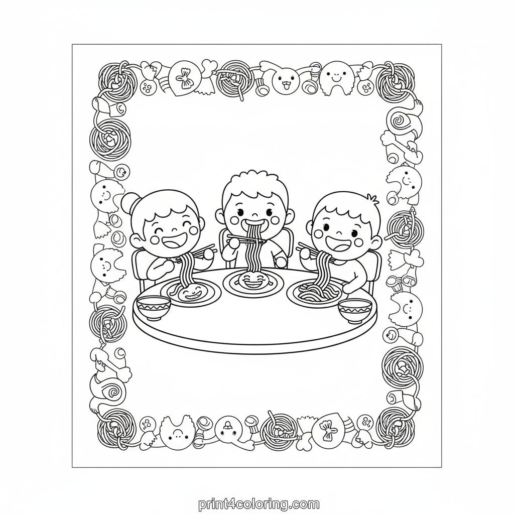 Noodle Art Party Fun