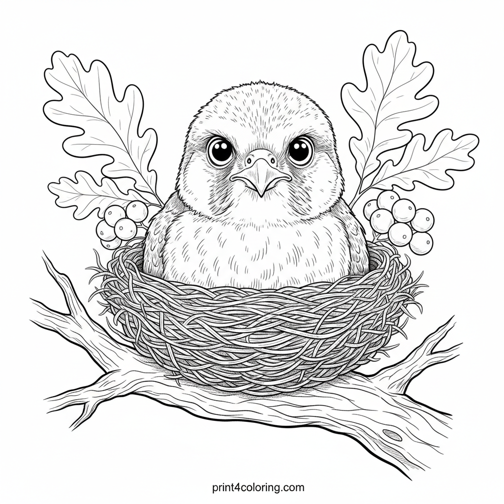 Curious Fledgling's Nest Adventure