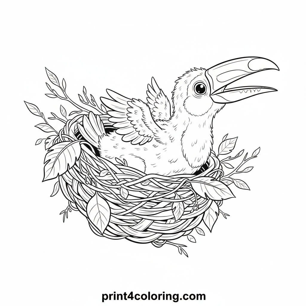 Curious Toucan Chick's Jungle Debut