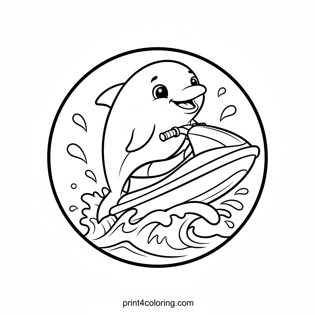 Happy Dolphin's High Jump Adventure