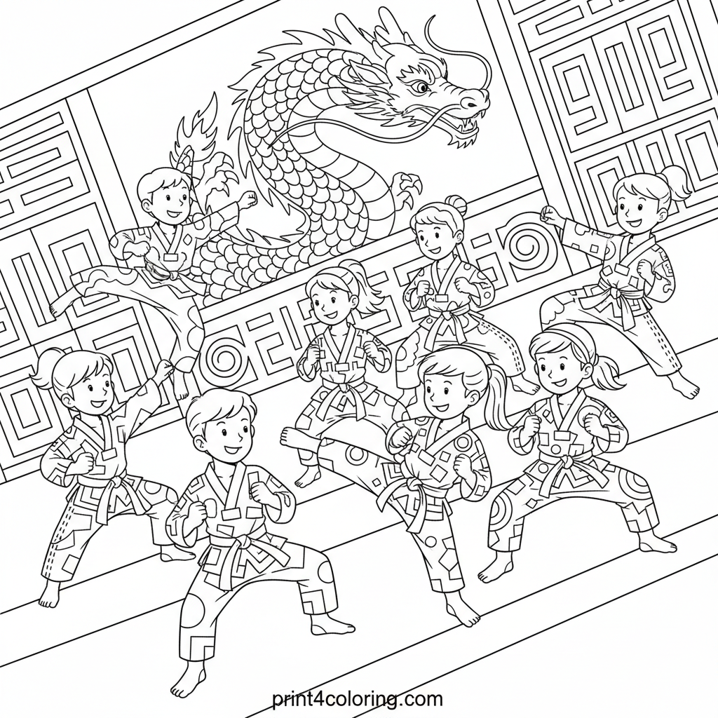 Dragon Dojo Masters: Synchronized Form
