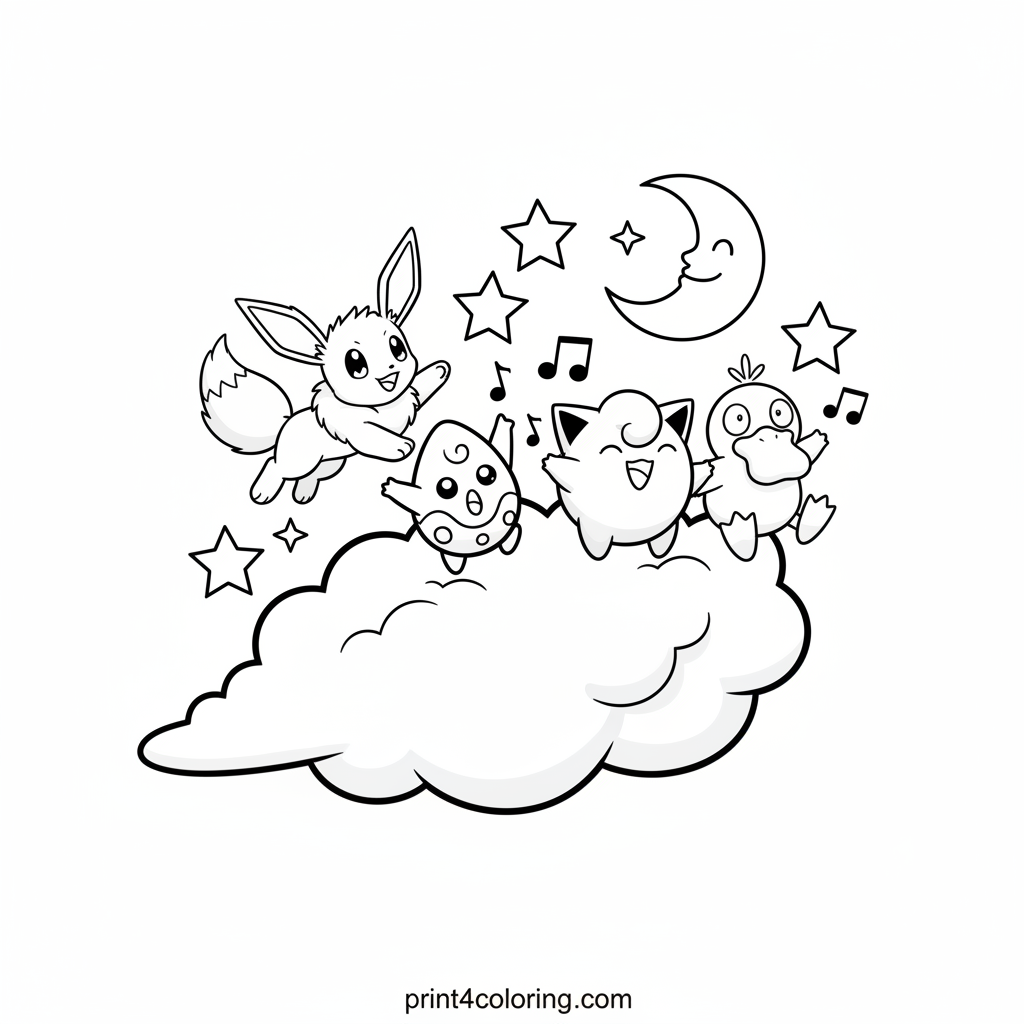 Pokémon's Starry Cloud Voyage