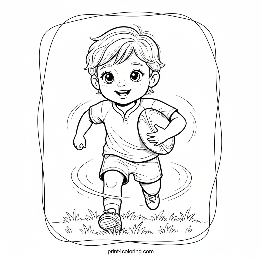 Rugby Champion's Dynamic Dash