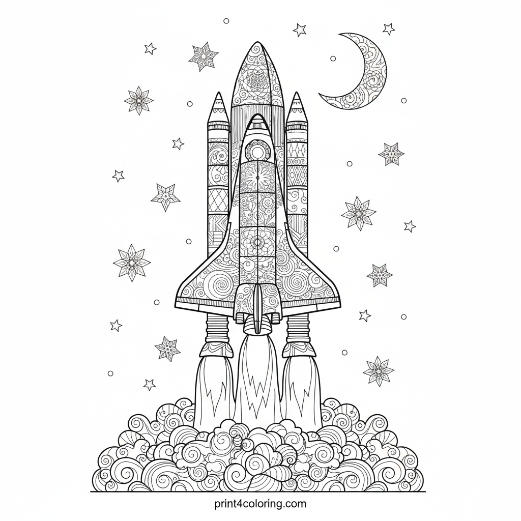 Cosmic Ascent: Dynamic Shuttle Launch