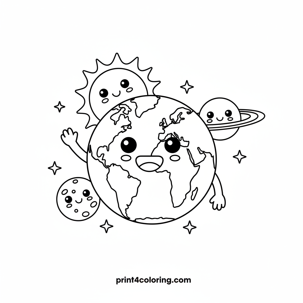 Our Happy Solar System Friends