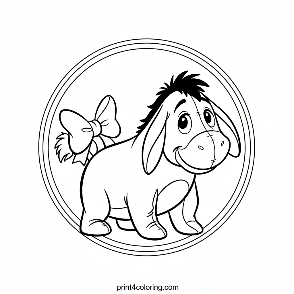 Eeyore's Sweet Pink Bow Day