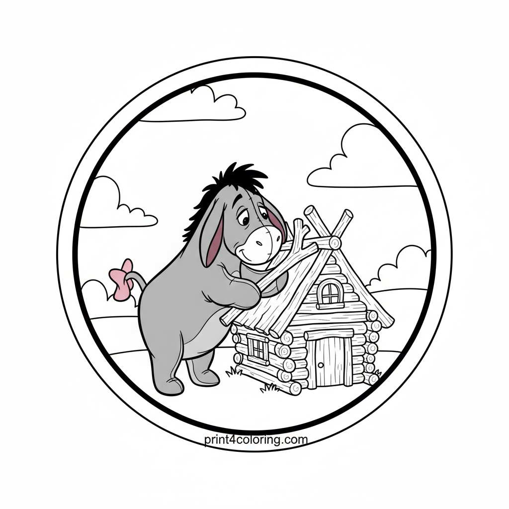 Eeyore's Wobbly Stick House Adventure