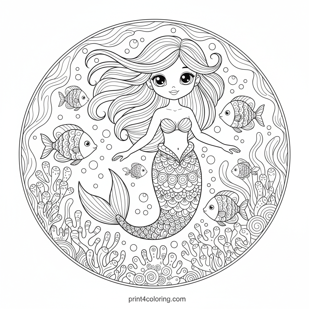 The Secret Shimmer of the Mermaid's Enchanted Garden