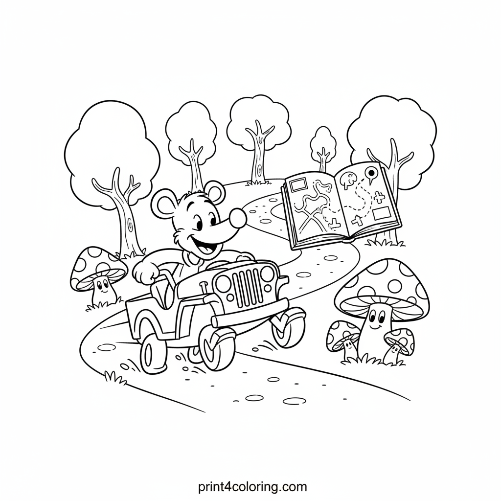 Eugene's Whimsical Woodland Map Adventure