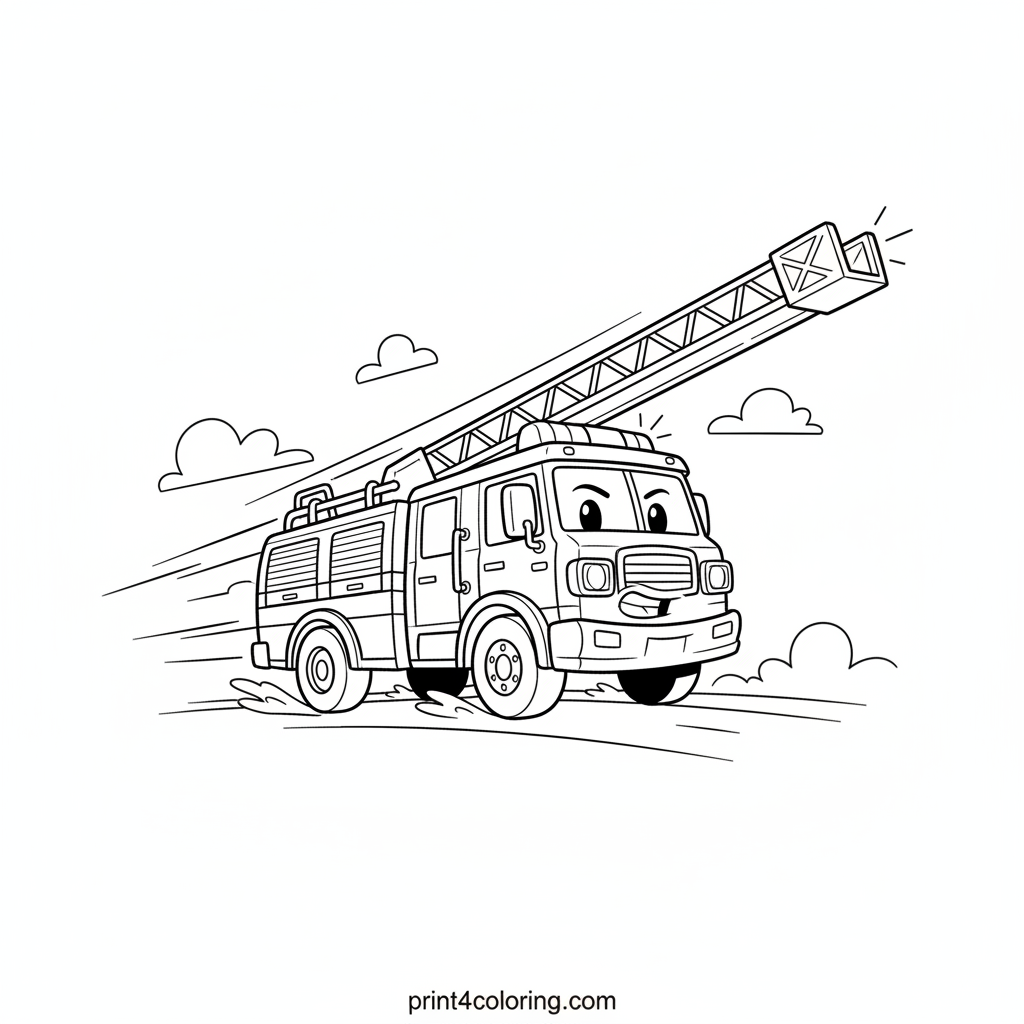 Blazing Fast Fire Truck Rescue