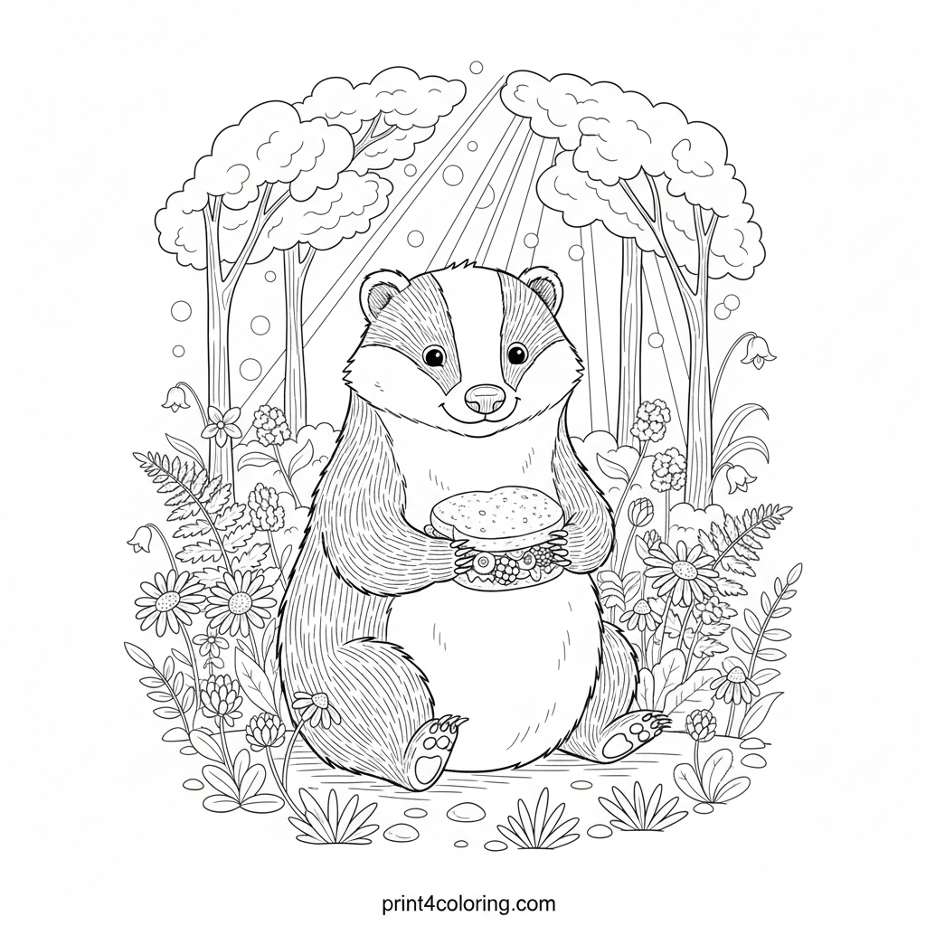 Badger's Woodland Picnic