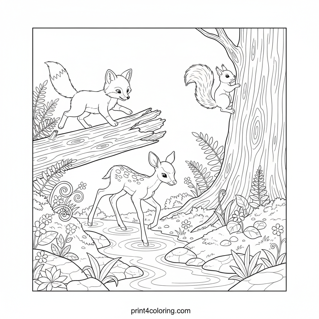 Forest Friends' Agility Adventure