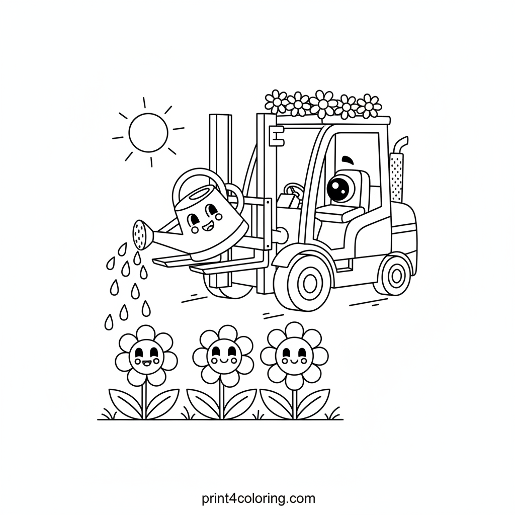 The Giggle Garden Forklift
