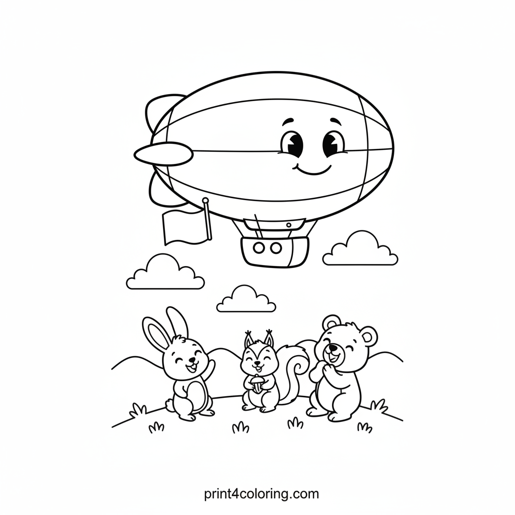 Happy Blimp's Gentle Journey