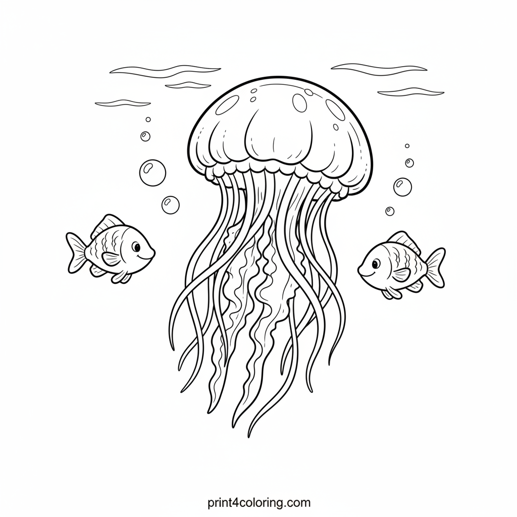 Baby Jellyfish's Gentle Ocean Ballet
