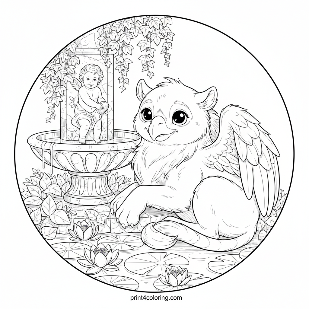 Griffin's Ancient Fountain Retreat