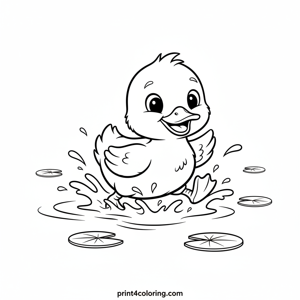 Little Duckling's Big Splash