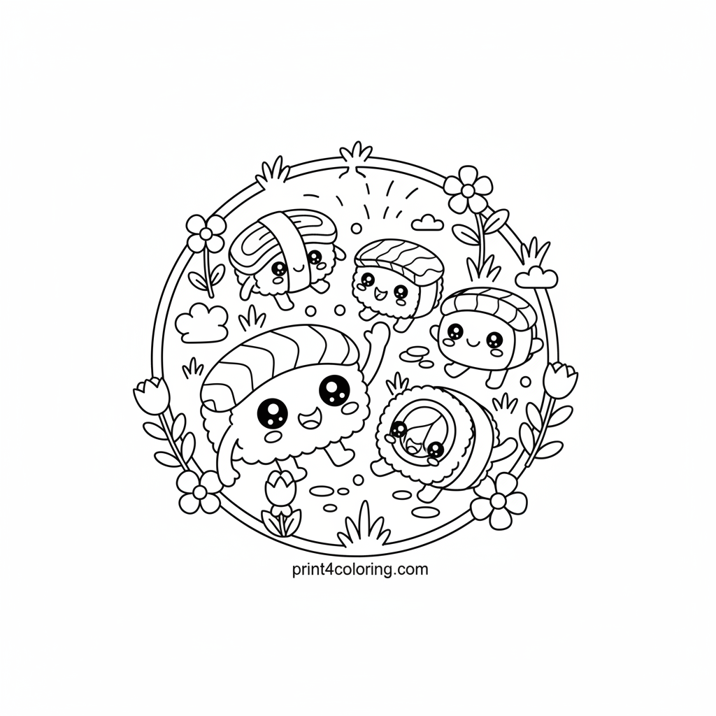 Sushi Friends Garden Gala