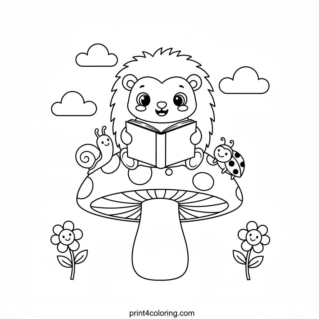 Hedgehog's Cozy Forest Story Time