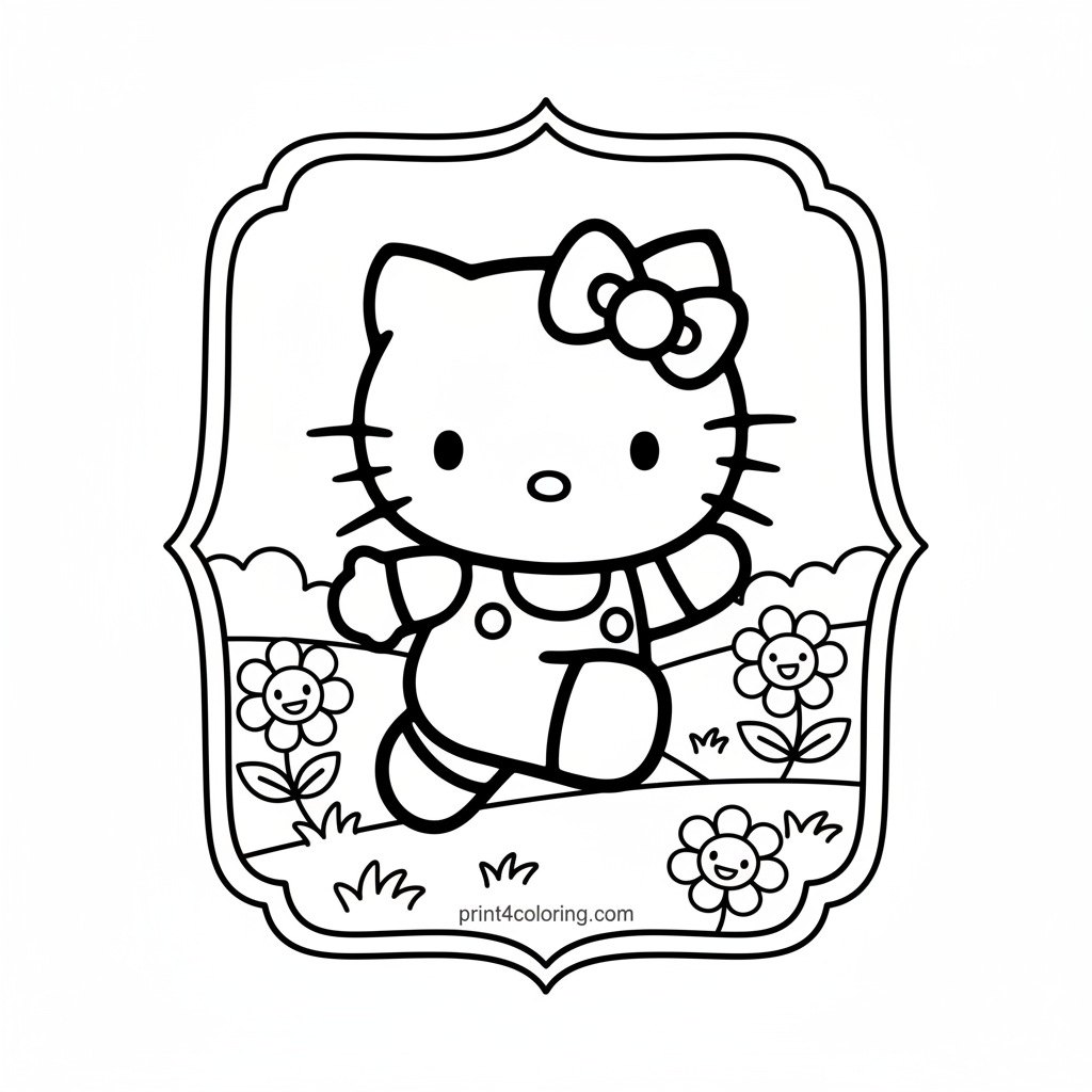 Hello Kitty's Happy Field Frolic