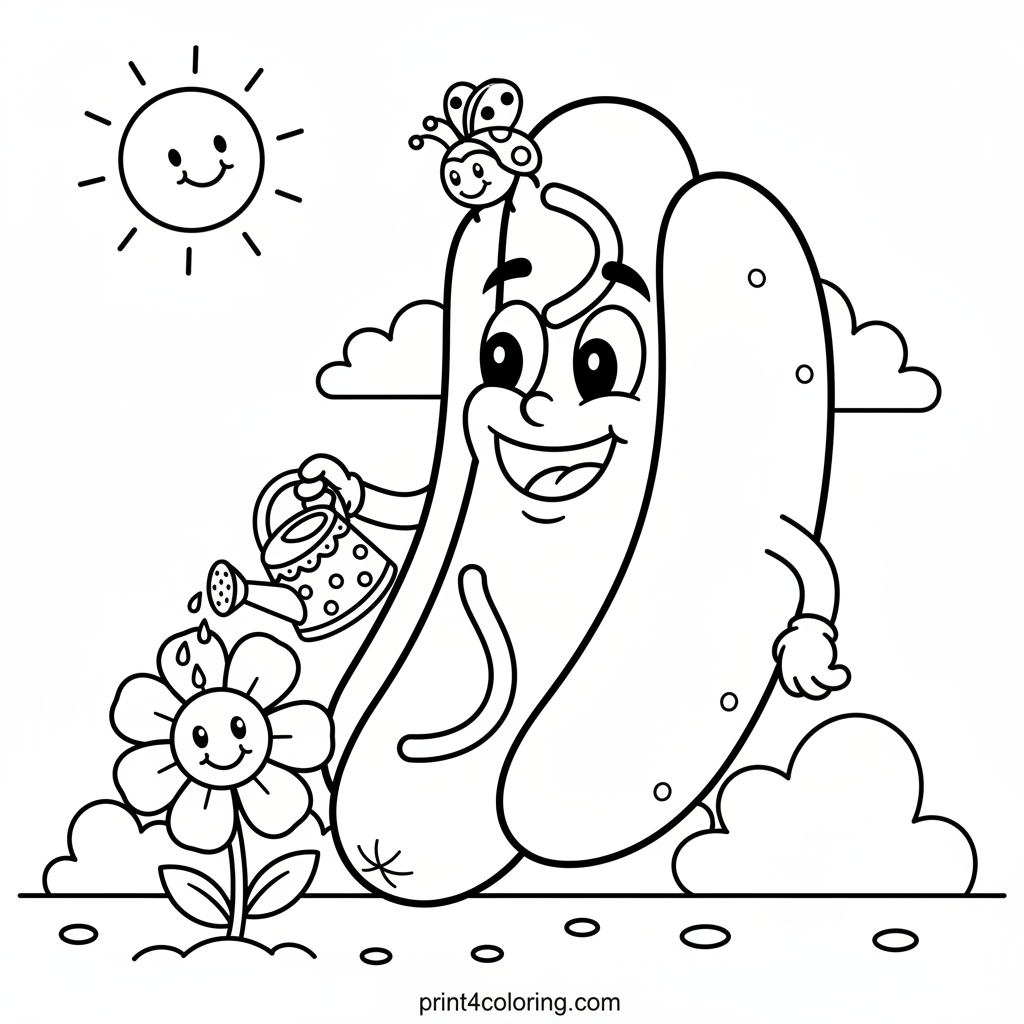 Hotdog's Sunny Garden Party