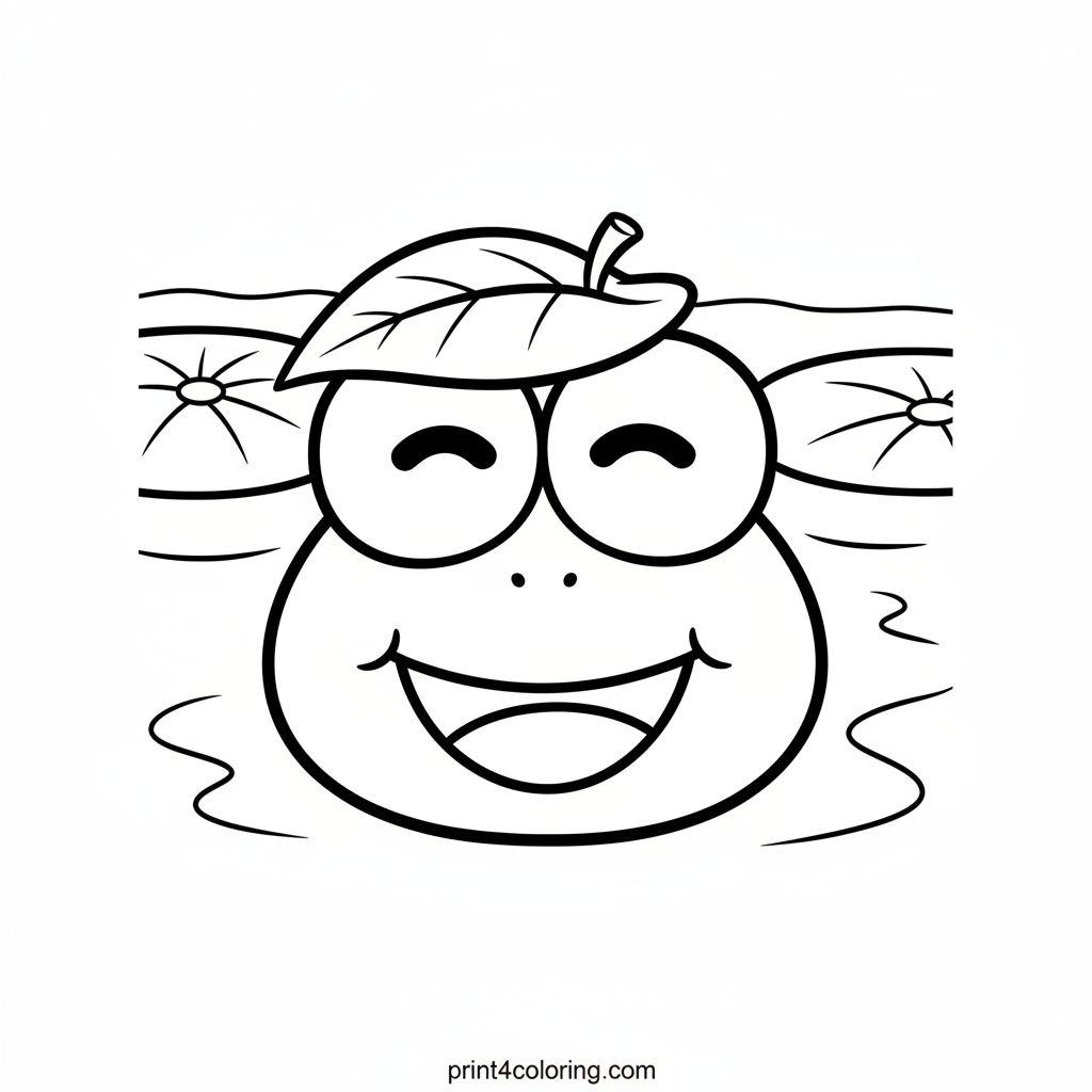 Keroppi's Giggly Leaf Hat Adventure