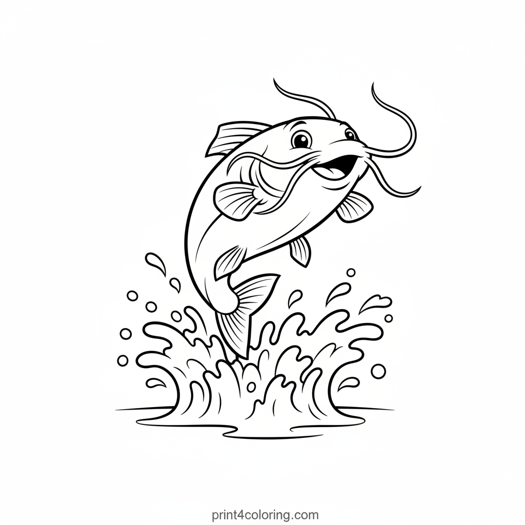 Joyful Catfish Splash!