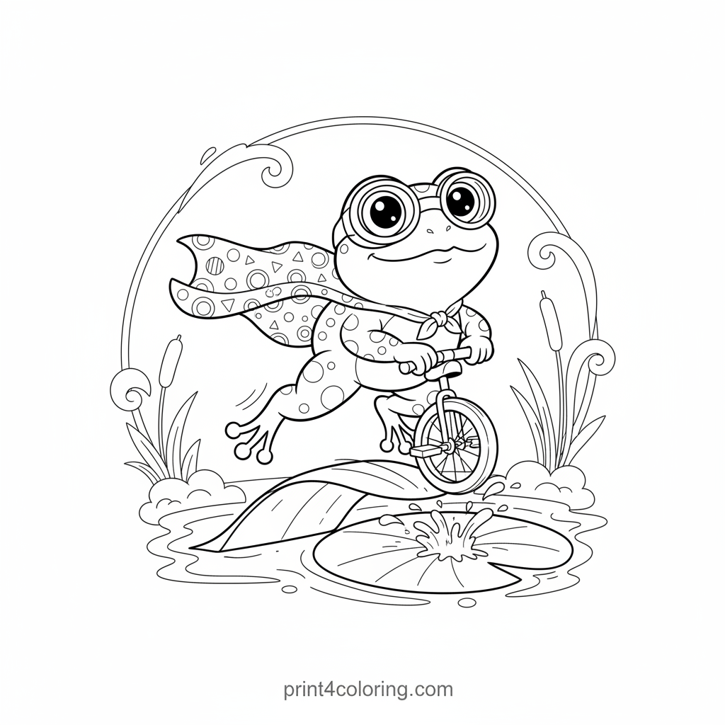 Froggy's Fearless Unicycle Leap