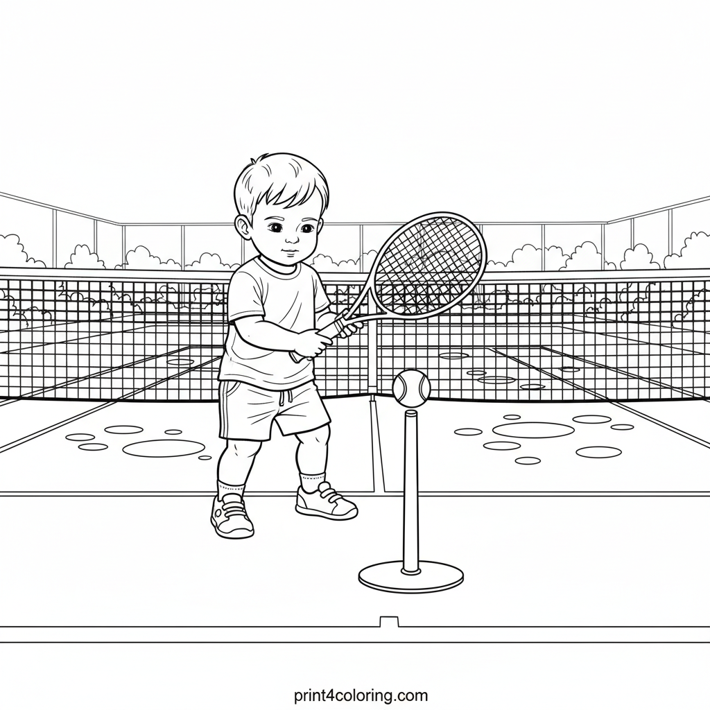 Little Ace's First Serve