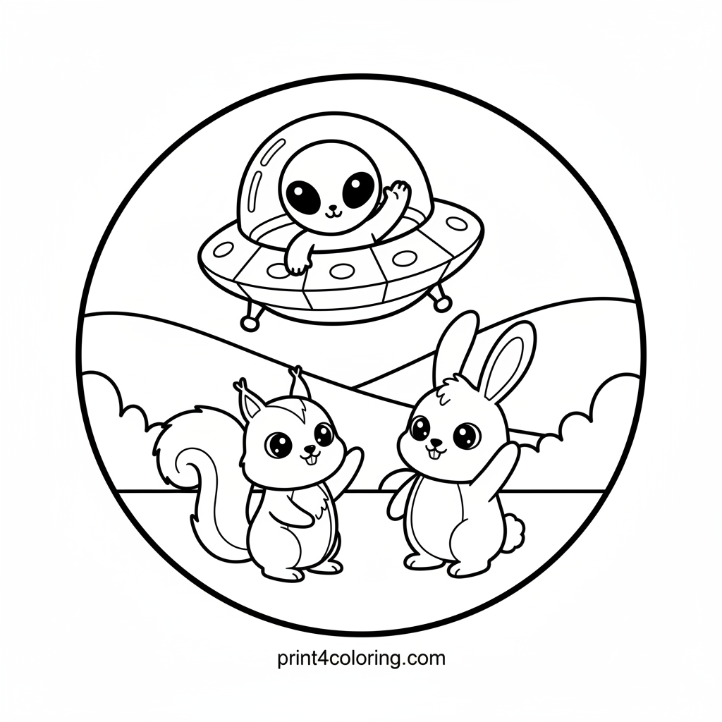 Little Alien's Park Adventure