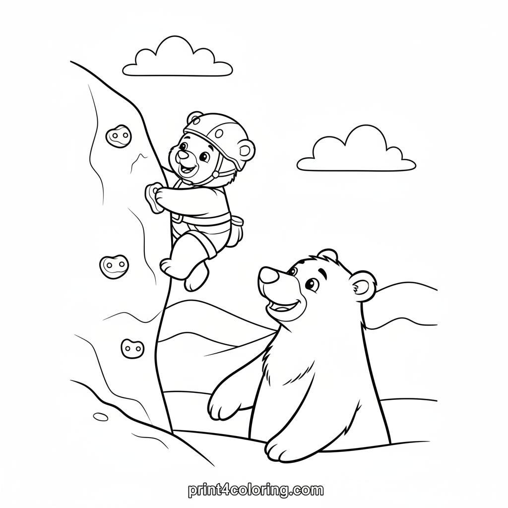 Little Bear's Rocky Ascent