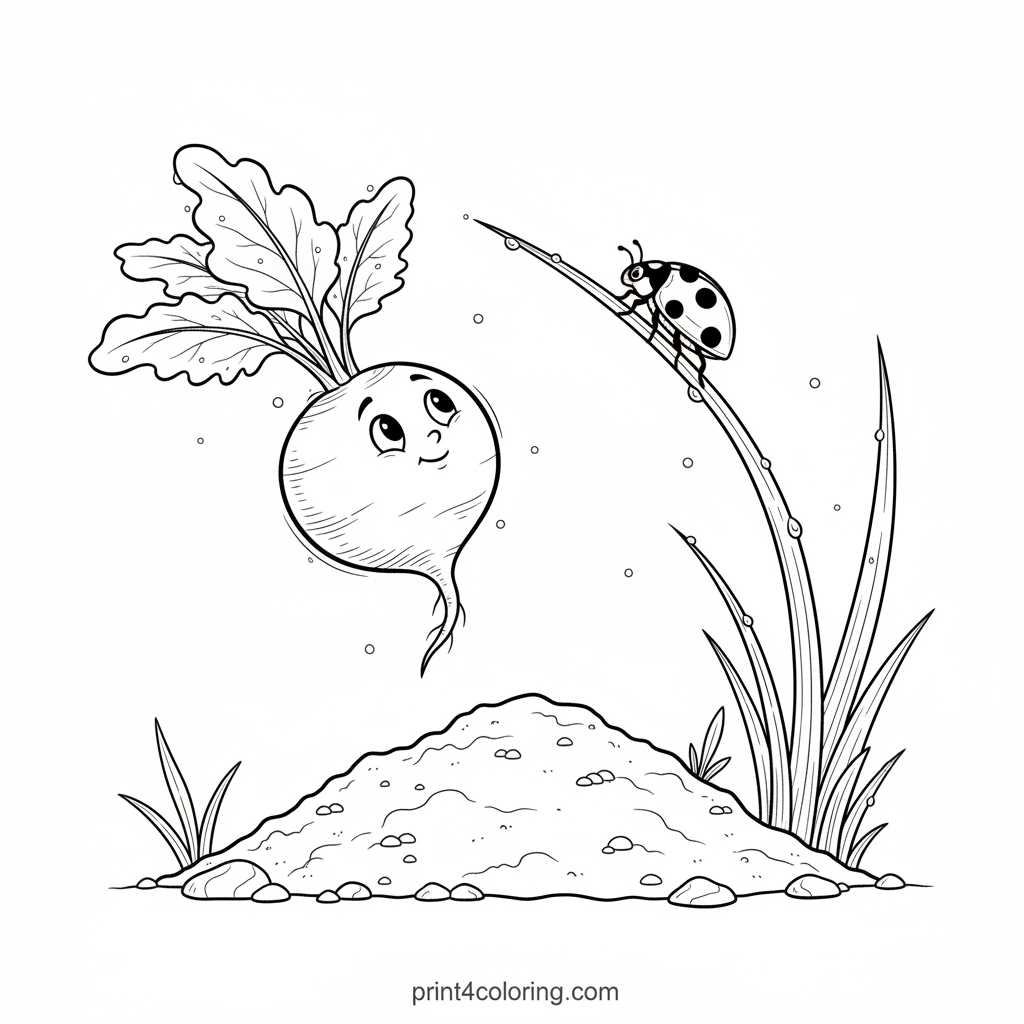 Little Beet Root's Morning Discovery