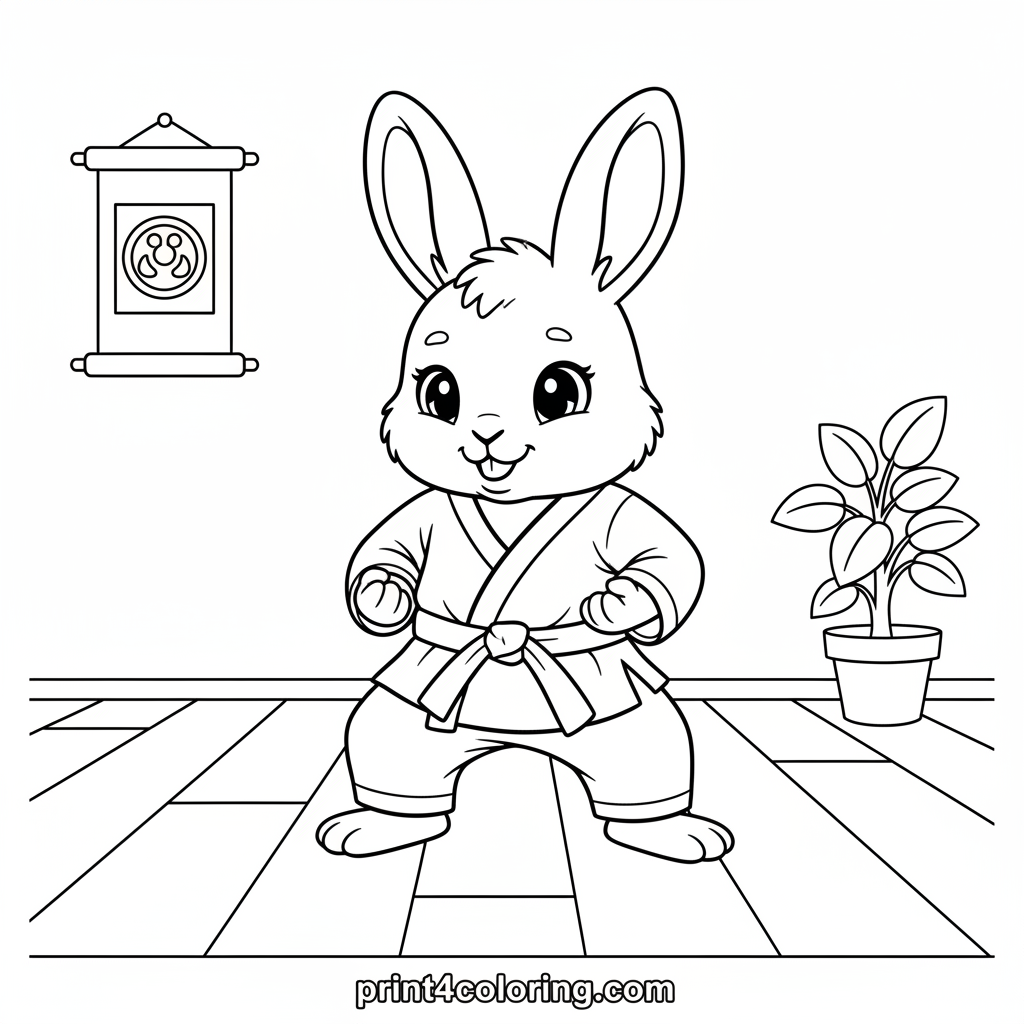 Little Bunny's Big Karate Debut