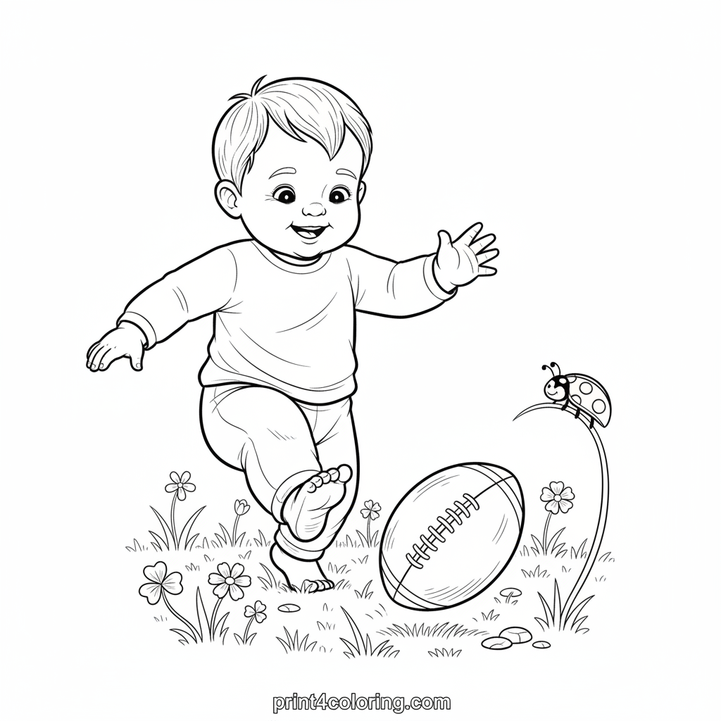 Tiny Tackler's First Rugby Discovery