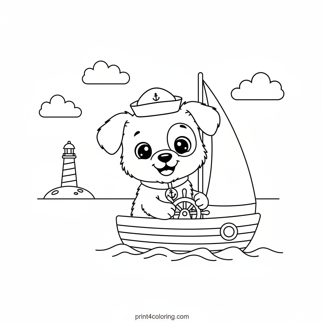 Little Sailor Pup's Big Adventure