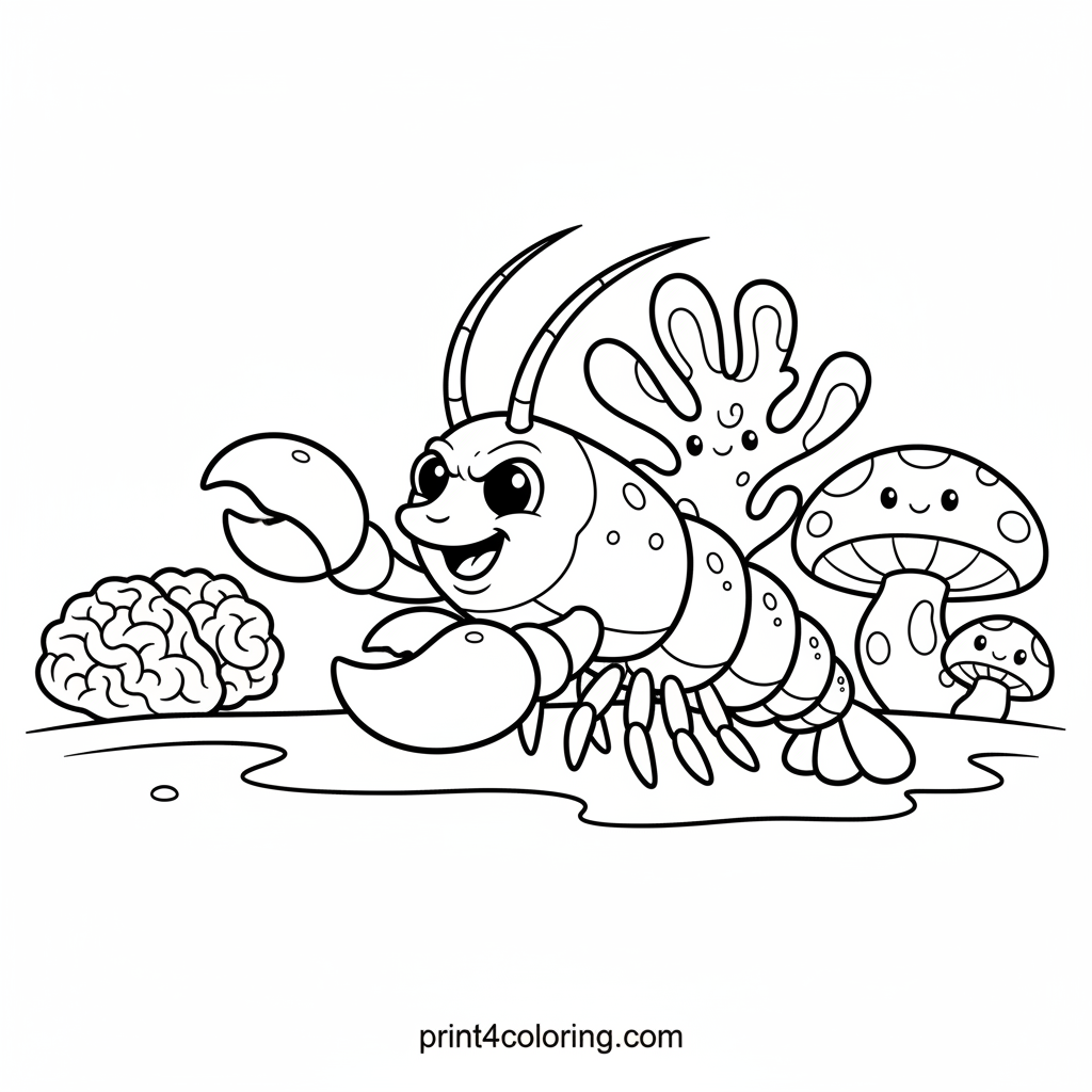 Lobster's Coral Reef Race